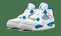 Jordan 4 Retro Golf Military in Blue - product image from the listing.