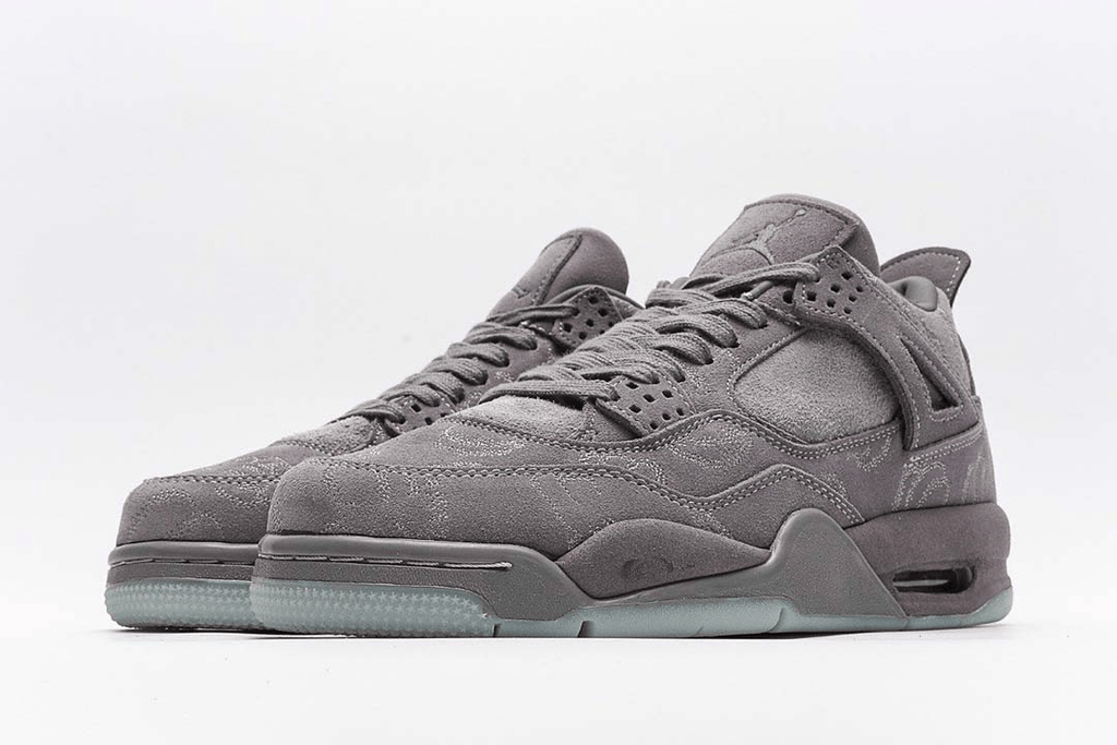 Jordan 4 x KAWs in Grey - product photo shown in the listing for this item.