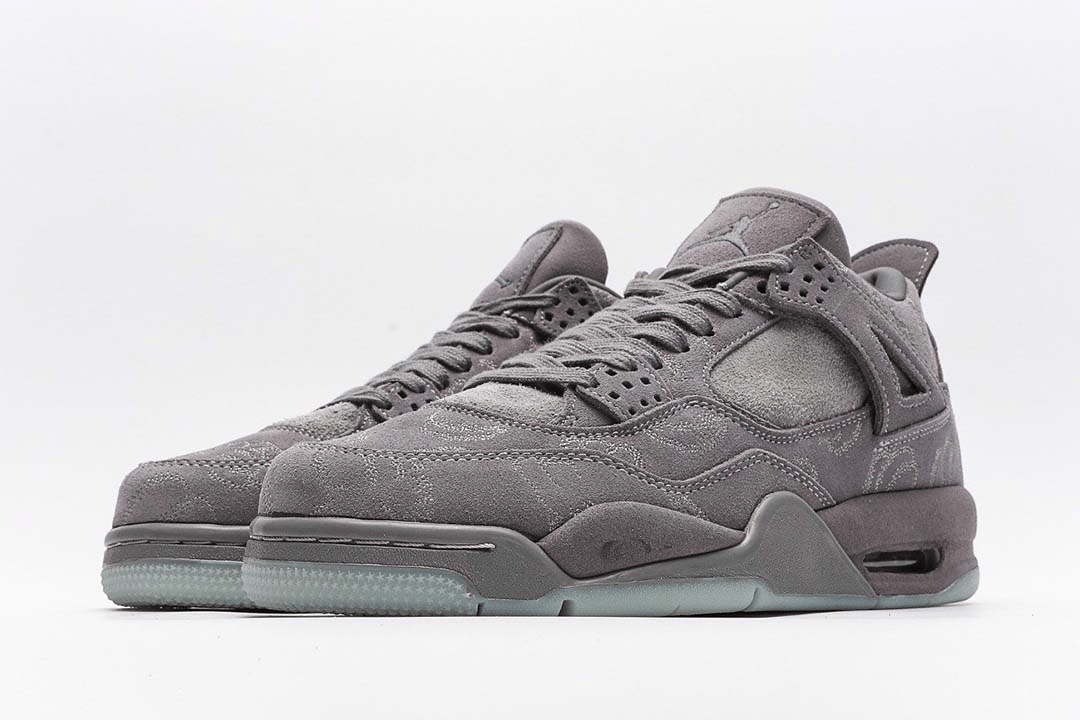 Jordan 4 x KAWs in Grey - product photo shown in the listing for this item.