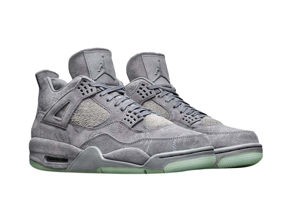 Jordan 4 x KAWs in Grey - product photo shown in the listing for this item.
