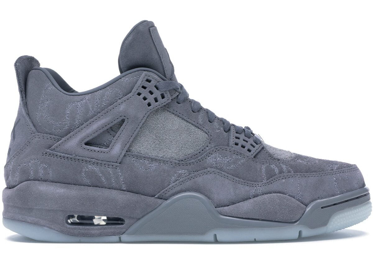 Jordan 4 x KAWs in Grey - product photo shown in the listing for this item.