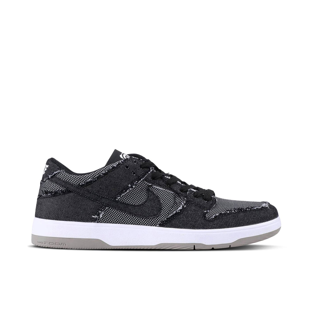 Medicom Toy x Nike SB Dunk Low in Black - product image from the listing.
