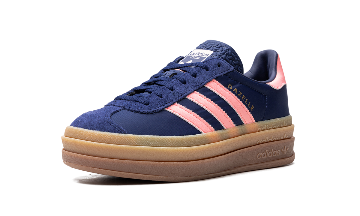 Women's Gazelle Bold "Dark Blue Pink Spark" IG4390 - product image from the listing.