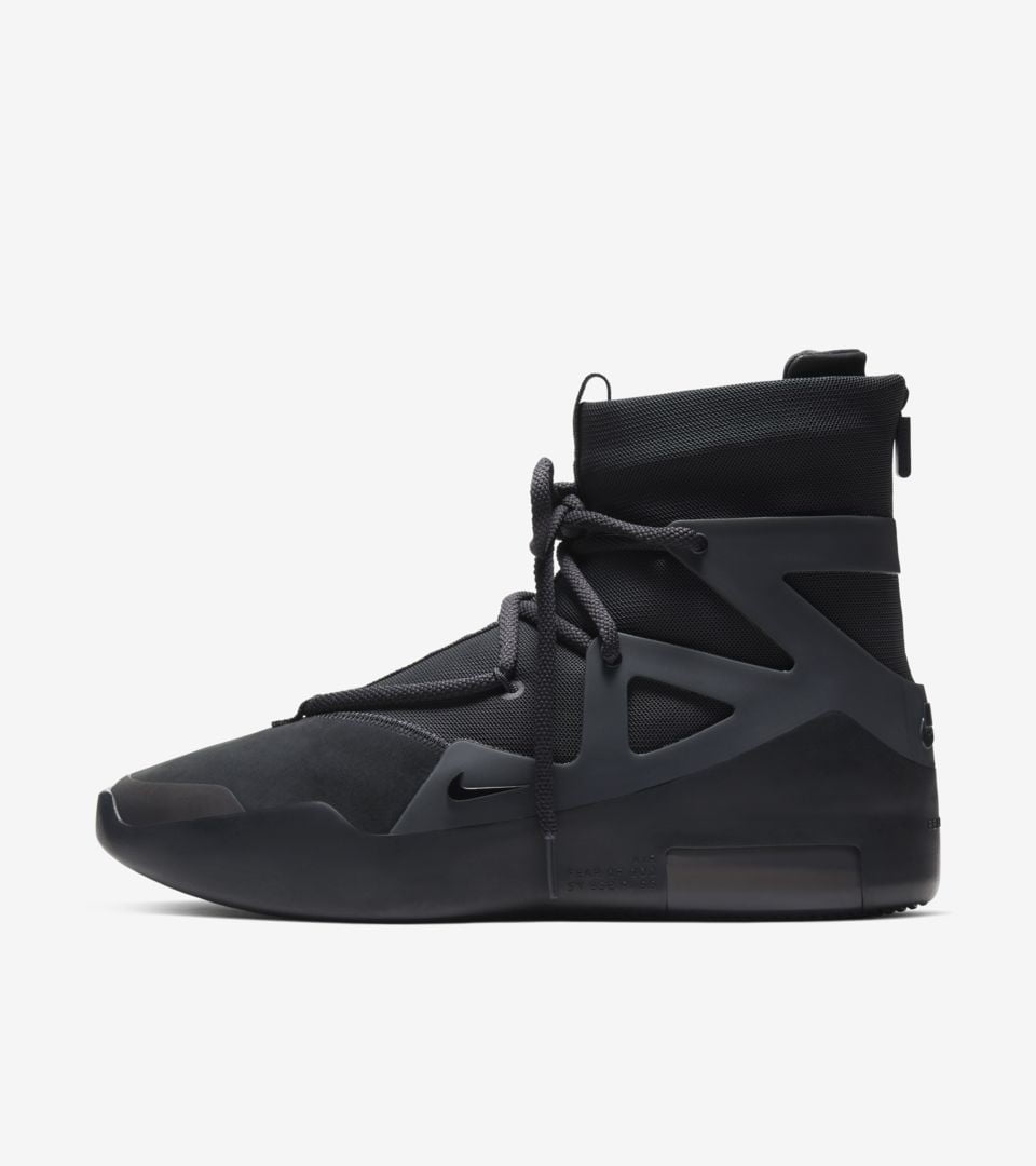Nike Air Fear of God 1 Triple in Black - product image from the listing.
