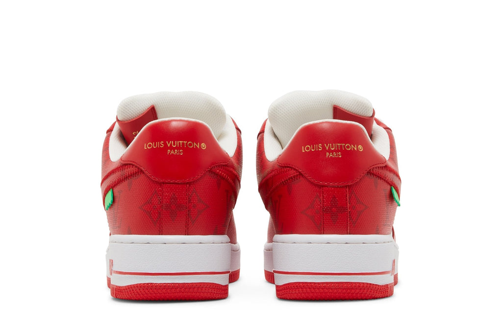 Nike Air Force 1 Low x Louis Vuitton By Virgil Abloh in White Red - product image from the listing.