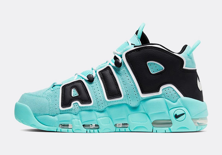 Nike Air More Uptempo Tiffany in Aqua - product image from the listing.