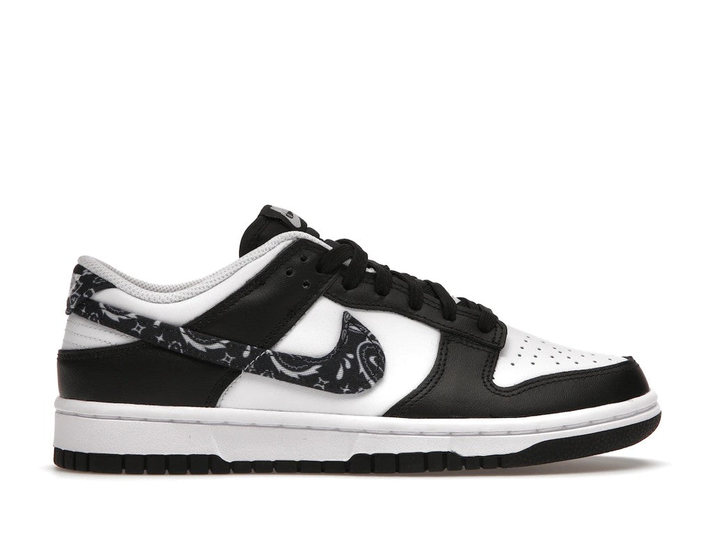 Women's Nike Dunk Low Essential Paisley Pack Black - product image from the listing.