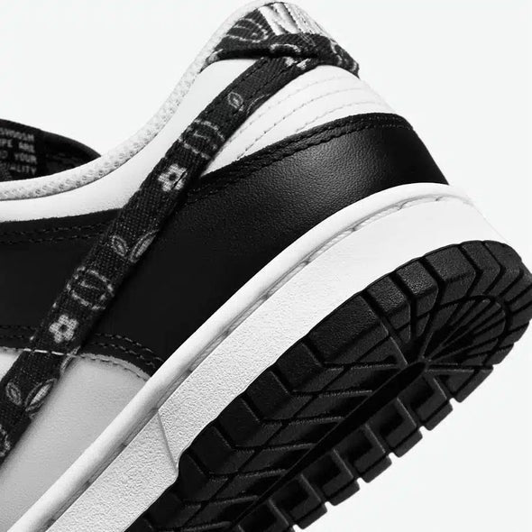 Women's Nike Dunk Low Essential Paisley Pack Black - product image from the listing.