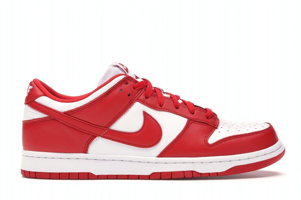Dunk Low University Red (2020) by Nike - product image from the listing.