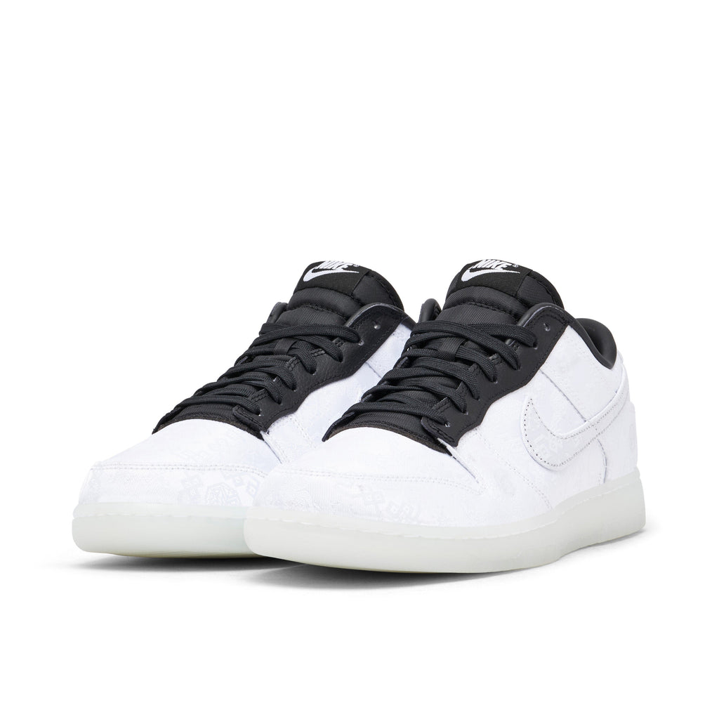 Nike Dunk Low x CLOT x fragment in Black White - product image from the listing.