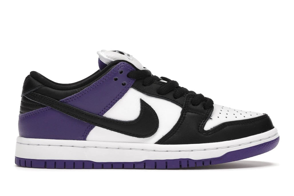 Nike SB Dunk Low Court in Purple - product image from the listing.