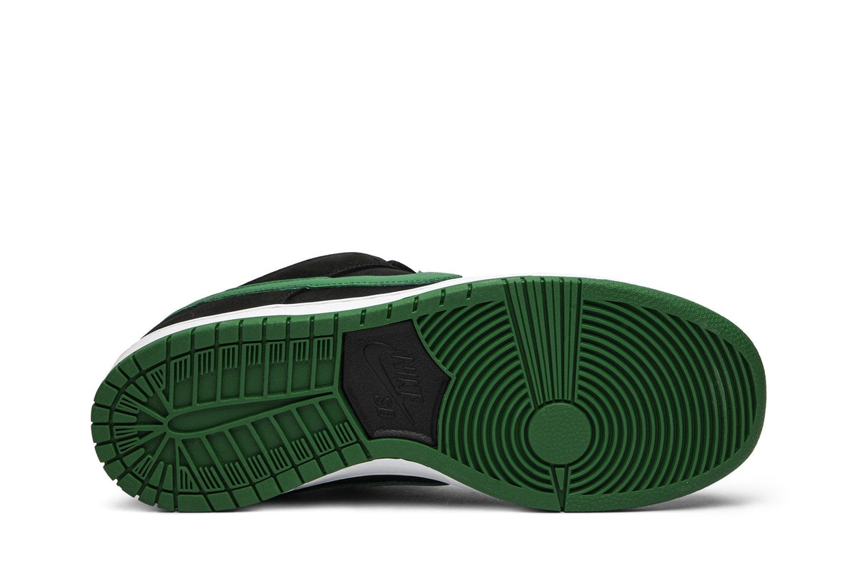 Nike SB Dunk Low Pro J Pack Black Pine in Green - product image from the listing.