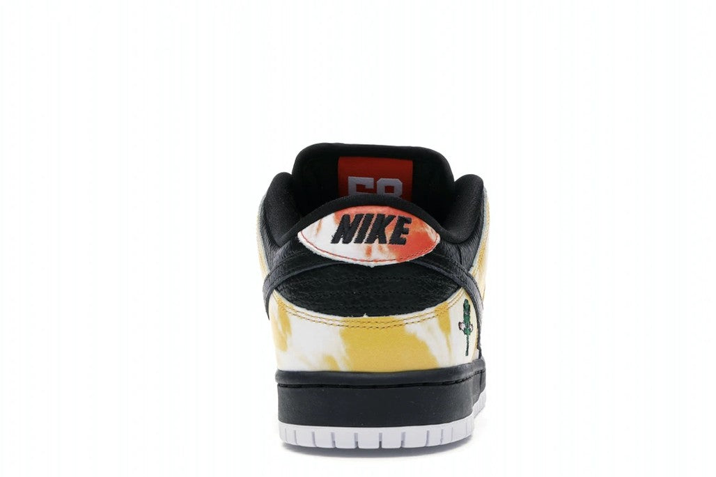 Nike SB Dunk Low Raygun Tie-Dye in Black - product image from the listing.