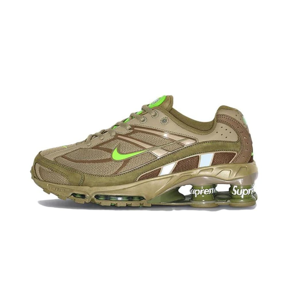 Nike Shox Ride 2 SP x Supreme in Olive - product image from the listing.