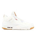 Levi's x Air Jordan 4 Retro 'White Denim' Sneaker - product image from the listing.