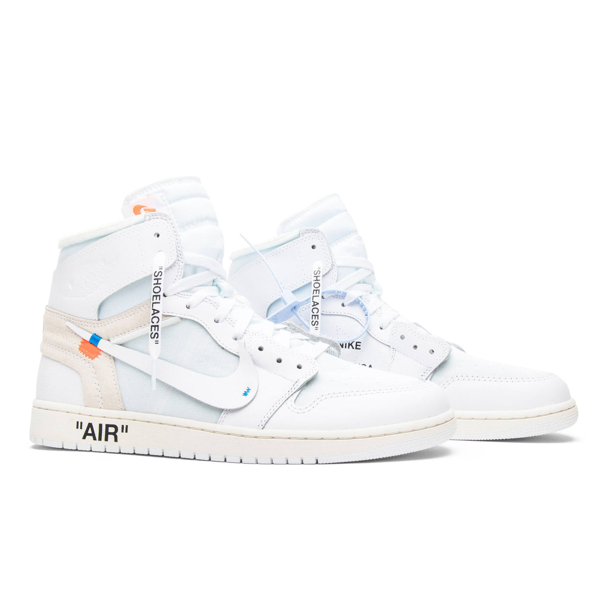 Off-White x Air Jordan 1 Retro High OG White 2018 AQ0818-100 - product image from the listing.