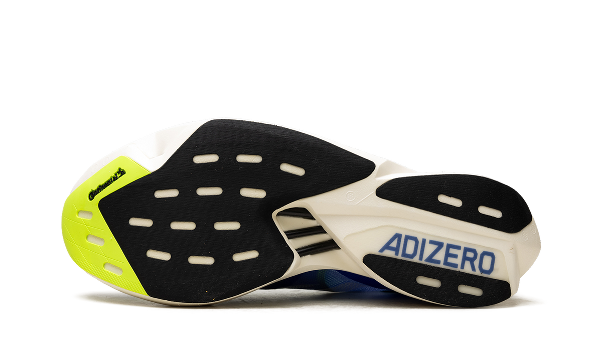 "Cobalt Blue Zero Metalic Lucid Lemon" Adizero Adios Pro 3 ID3635 - product image from the listing.