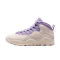 Air Jordan 10 Retro (Chalk/hydrangeas-wild Grape) for Women - product image from the listing.
