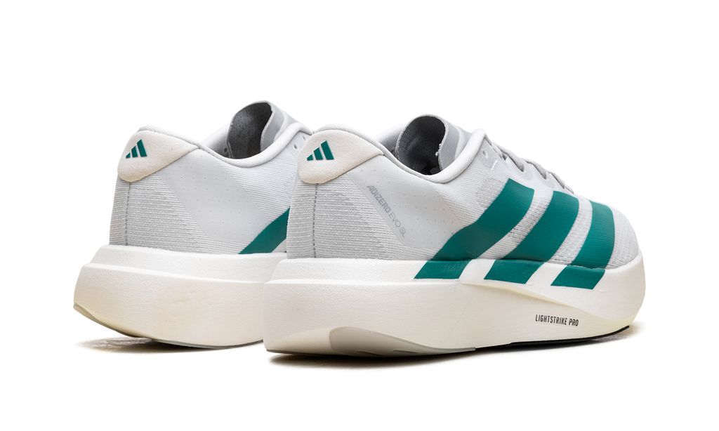 "White Pure Teal" adiZero EVO SL JS4451 - product image from the listing.