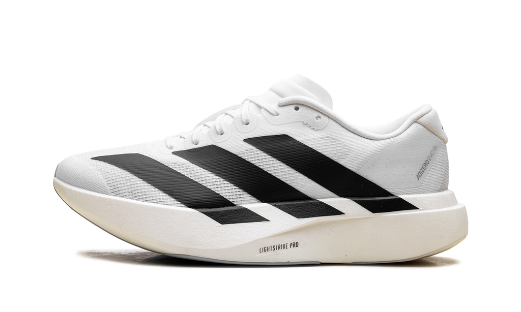 Women's Adizero Evo SL "White Black" JH6208 - product image from the listing.