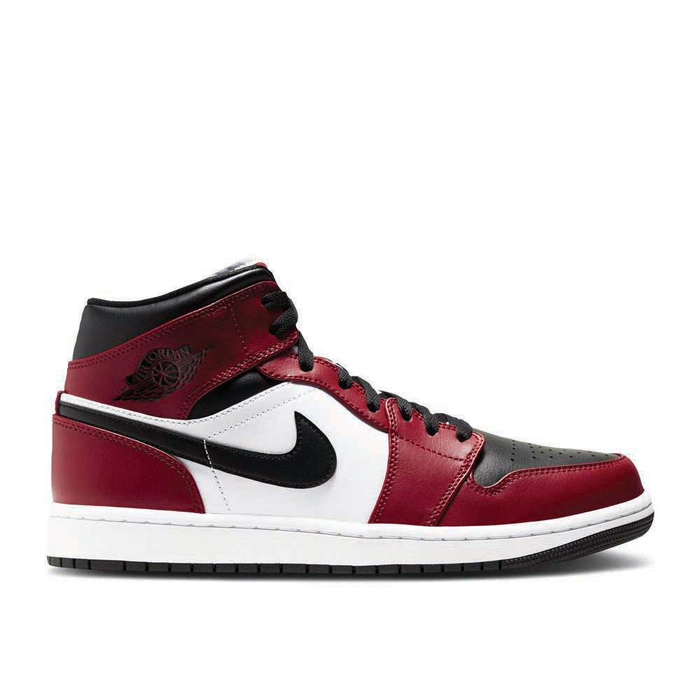 Air Jordan 1 Mid 'Chicago Black Toe' Footwear - product image from the listing.