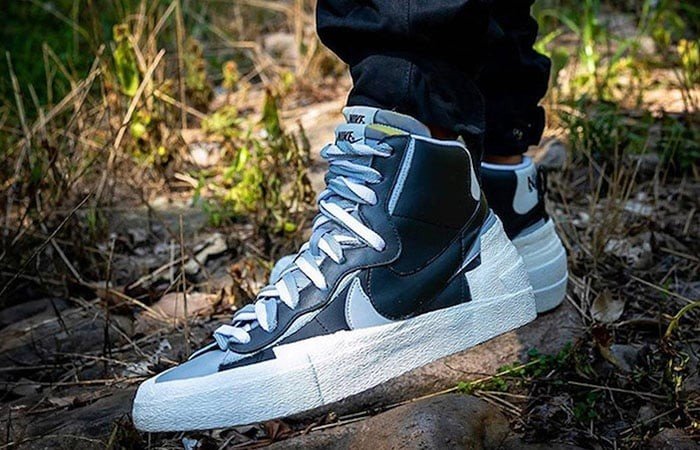 Sacai x Nike Blazer Mid in Black Blue - product image from the listing.
