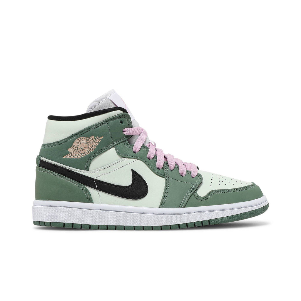 Air Jordan 1 Mid SE Dutch Green CZ0774-300 for Women - product image from the listing.