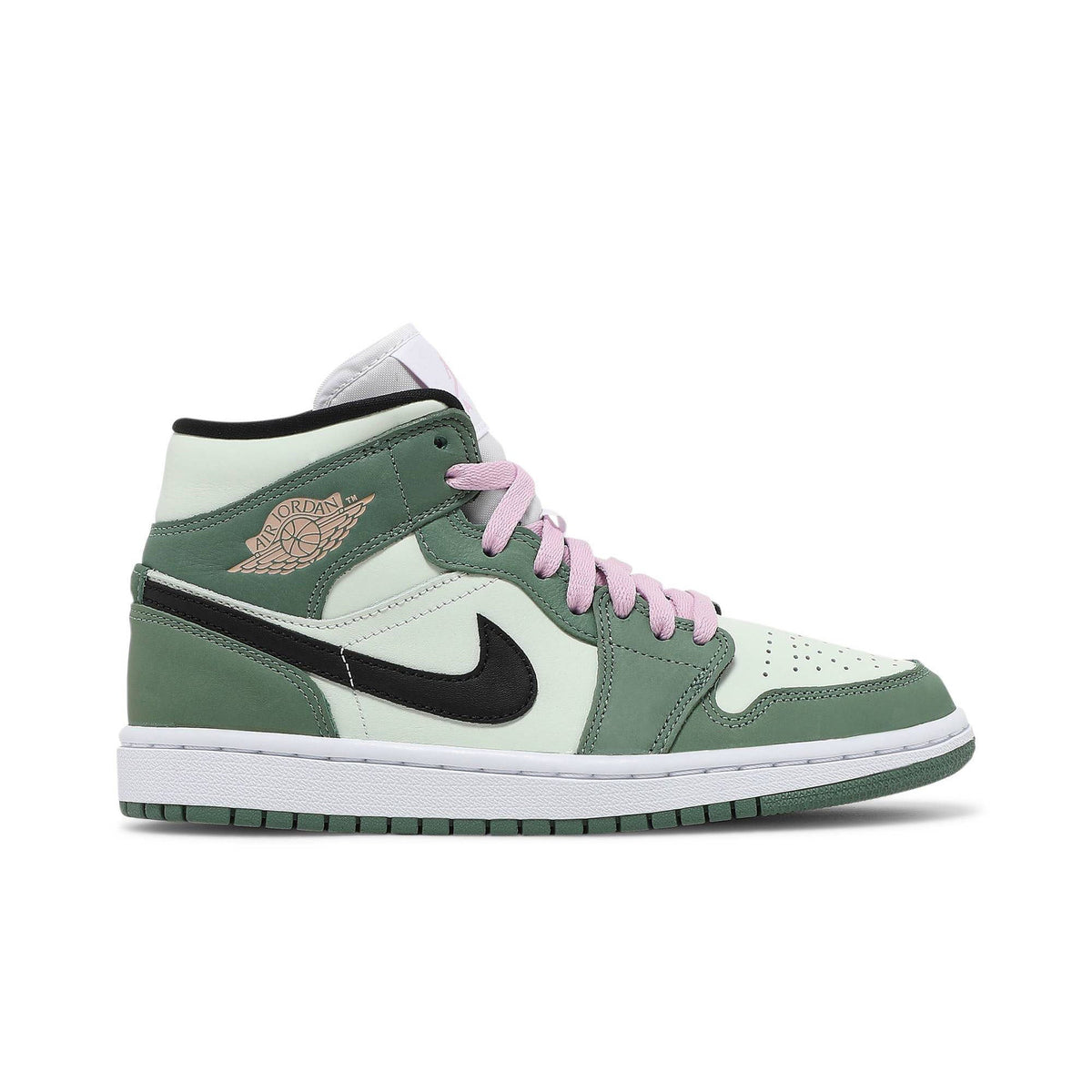 Air Jordan 1 Mid SE Dutch Green CZ0774-300 for Women - product image from the listing.