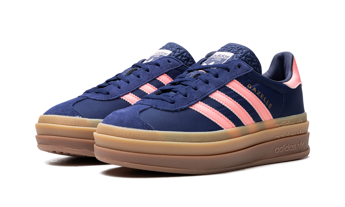 Women's Gazelle Bold "Dark Blue Pink Spark" IG4390 - product image from the listing.